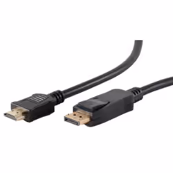 shiverpeaks BS77495-2, 5 m, DisplayPort, HDMI tipo A (Standard), Maschio, Maschio, Oro
