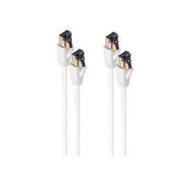 shiverpeaks BS08-41016-2 cavo di rete Bianco 0,5 m Cat8.1 F/FTP (FFTP)