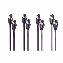 shiverpeaks BS08-41025-4, 1 m, Cat8.1, F/FTP (FFTP), RJ-45, RJ-45, Nero