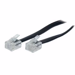S/CONN 3m RJ11, 3 m, RJ11, RJ11, Nero, Maschio, Maschio