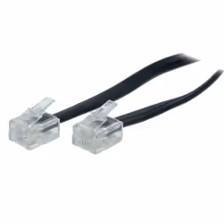 S/CONN 70090-, 10 m, RJ-11, RJ-11, Nero, Maschio, Maschio
