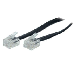 S/CONN 70090- cavo telefonico 10 m Nero
