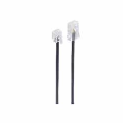 shiverpeaks BS70260, 10 m, RJ11, RJ45, Nero, Maschio, Maschio