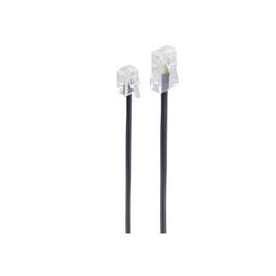 shiverpeaks BS70260 cavo telefonico 10 m Nero