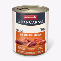 animonda GranCarno 82805, Adulto, Tutte le razze, Maiale, Trinciapollo, 800 g, Senza zucchero, Non contiene soia