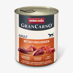 animonda GranCarno 82805 cibo umido per cani Maiale, Trinciapollo Adulto 800 g