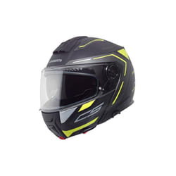 Schuberth C5 Omega Casco, nero-giallo, dimensione M per uomo
