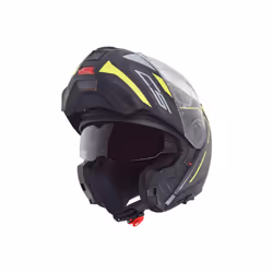 Schuberth C5 Omega Casco, nero-giallo, dimensione 2XL per uomo - Vista aggiuntiva 4