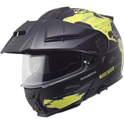 Schuberth E2 Atlas Casco, nero-giallo, dimensione 53 per uomo