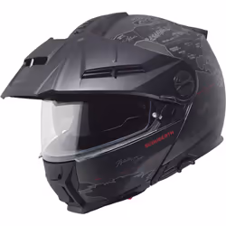Schuberth E2 Atlas Casco, nero-grigio, dimensione 2XL per uomo
