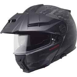 Schuberth E2 Atlas Casco, nero-grigio, dimensione 2XL per uomo