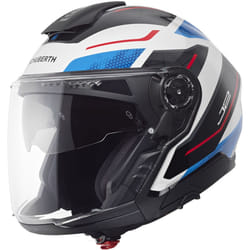 Schuberth J2 Sigma Casco Jet, bianco-rosso-blu, dimensione 53 per uomo