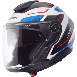Schuberth J2 Sigma Casco Jet, bianco-rosso-blu, dimensione 2XL per uomo