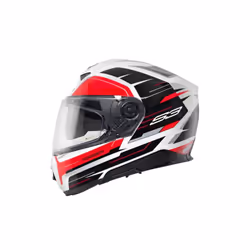 Schuberth S3 Apex Casco, nero-bianco-rosso, dimensione L per uomo