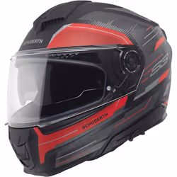Schuberth S3 Apex Casco, nero-grigio-rosso, dimensione 2XL per uomo