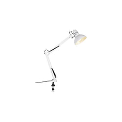 Trio - Lampada Scrivania a Morsetto Pinza Architetto Design Bianco Tajo gd