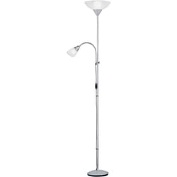 Reality Leuchten - piantana con braccio per lettura colore bianco, 180 cm