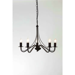 Trio Lighting - Lampadario country 5 luci antichizzato R1198-24 bronzo
