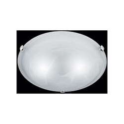 Trio Lighting - italia adrian plafoniera attacco grande e27 in metallo colore nichel opaco 6105021-01