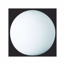 PINGPONG LAMP.SFERA VETRO BIANCA D20
