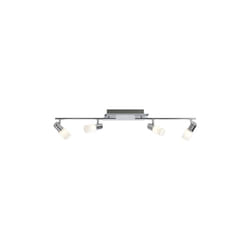 Trio - Faretti Barra 4 Spots Led Interno 4 w Interno Moderni Clapton gd