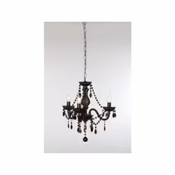 LUSTER LAMPAD CLAS.3L ACR.NERO CM40