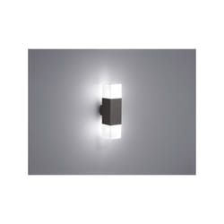 Applique a parete 2 led hudson 220060242 antracite
