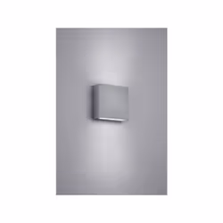 THAMES APPL. 2 LED QUADRATA ALLUMINIO BI-EMISSIONE 14XH14
