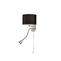Applique a parete led HOTEL paralume 271170202 nero