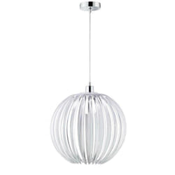 Trio - lighting italia lampada a sospensione zucca trasparente 60w attacco e27 304100100