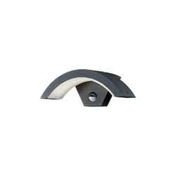 Applique Led Parete Esterno Arco Sensore Movimento Grigio Ohio gd Trio