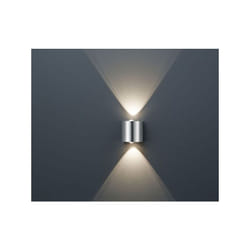 Applique a parete wales acciaio doppia luce 225510207