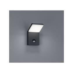 Trio - Applique Led Parete Esterno Sensore Movimento 16 cm Alluminio Pearl gd
