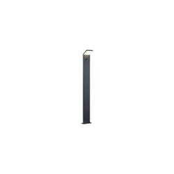 Trio - Lampione Esterno Led Palo Giardino 9W 100 cm Alluminio Pearl gd