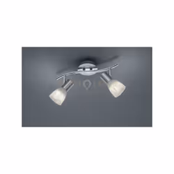 LEVISTO BARRA LED 2 Faretti e portafarettiS ORIENT. ACCIAIO+VT.ALAB. L.33