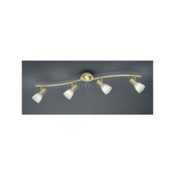 Trio - Faretto levisto 871010408 ottone e vetro alabastro L.88