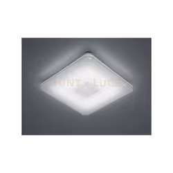 SAMURAI PLAF. LED QUADRATA CON TELEC. DIMMER + LUCE CALDA-FREDDA L. 42