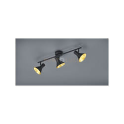 Barra 3 faretti NINA R80163002nero e oro