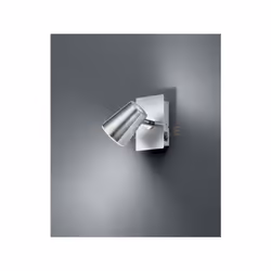 NARCOS Faretti e portafaretti SINGOLO LED ACCIAIO CON DIFF. CONICO FORO CON INTERR. L. 12