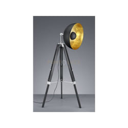 Trio - Lampade da terra liège 407800132 nero e oro