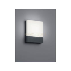 Applique Led Parete Esterno 6W 20x16 cm Antracite Pecos gd Trio