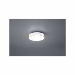 LUGANO PLAFONIERA LED DIFFUSORE STOFFA BIANCA E ACRILICO D. 30CM