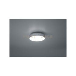 Plafoniera lugano 621911211 grigio 30cm
