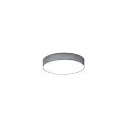 LUGANO Plafoniera GD Trio Lugano di GD Trio, plafoniera led diffusore stoffa grigia e acrilico d. 40cm Caratteristiche: Grupp ...