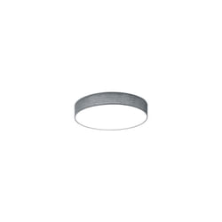 Plafoniera Led Soffitto Interno Diffusore Stoffa Grigio 40 cm Lugano GD Trio