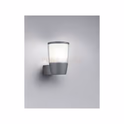 SHANNON Applique a parete DA ESTERNO LED VERSIONE UP FUSIONE DI ALLUMINIO ANTRACITE IP54 H. 17CM