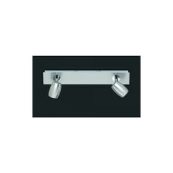 Trio Lighting - barra 2 faretti michael GU10 acciaio satinato