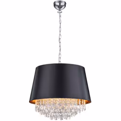 La lampada a sospensione LORELEY combina l'atmosfera di un lampadario nostalgico con accenti moderni, aggiungendo eleganza al ...