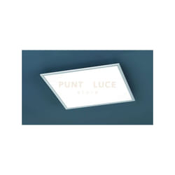 Trio - Plafoniera Led Parete Soffitto Quadrata Acciaio Bianco 62x62 cm Phoenix gd