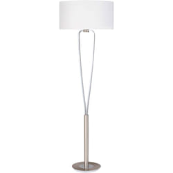 Trio Lighting - Lampada da terra, metallo, nichel opaco, H160 cm, Paris ii